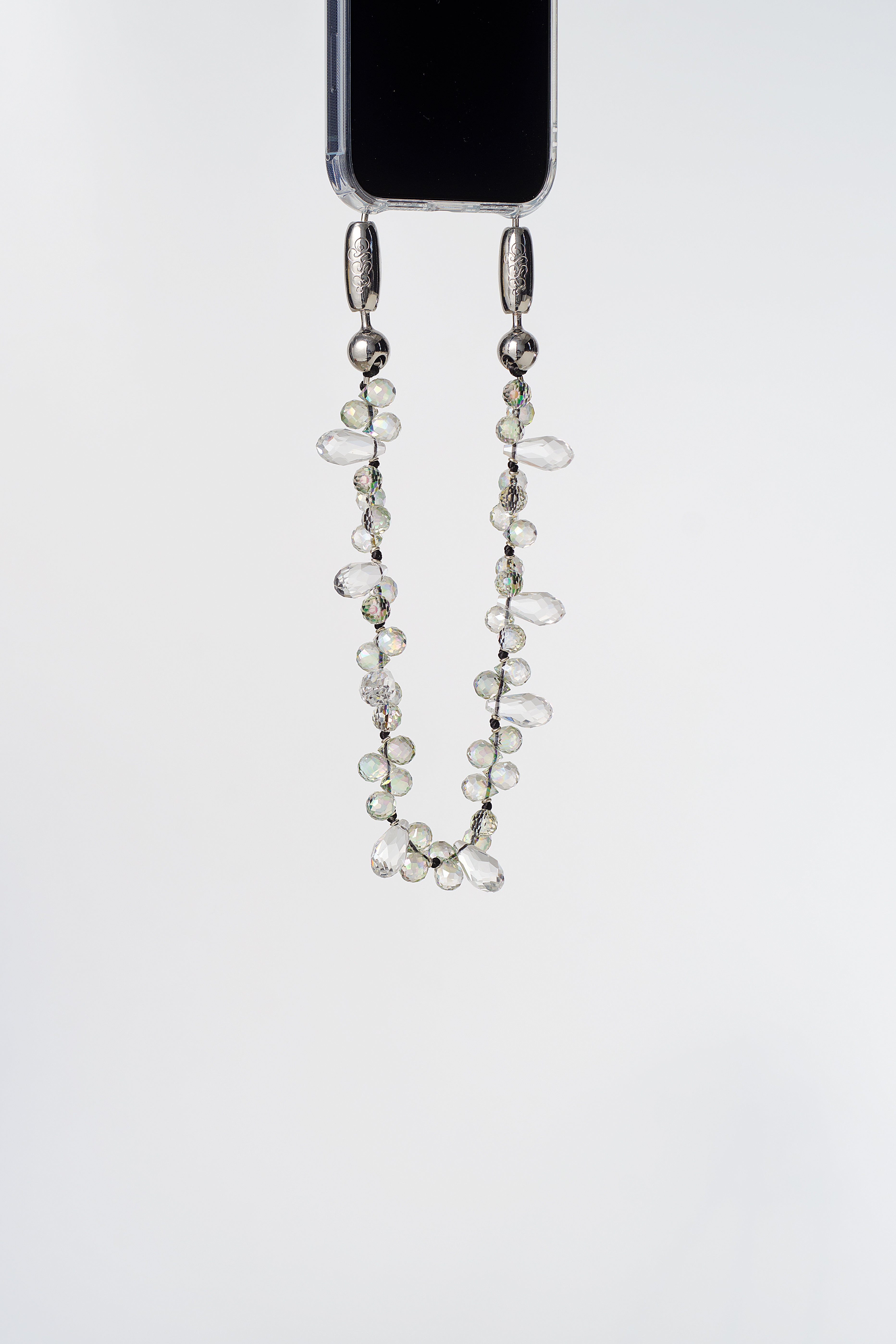 Faceted Crystal Wristlet – OSSA NEW YORK Faceted Crystal Wristlet – OSSA NEW YORK