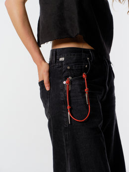 Leather Bolo Wristlet