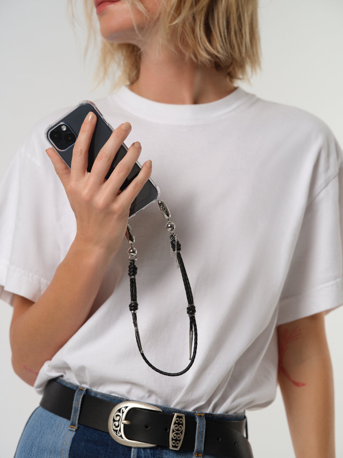 Leather Bolo Wristlet