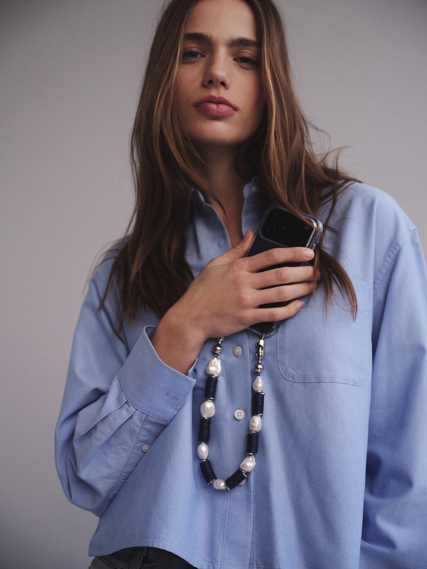 Baroque Pearl Rope Wristlet