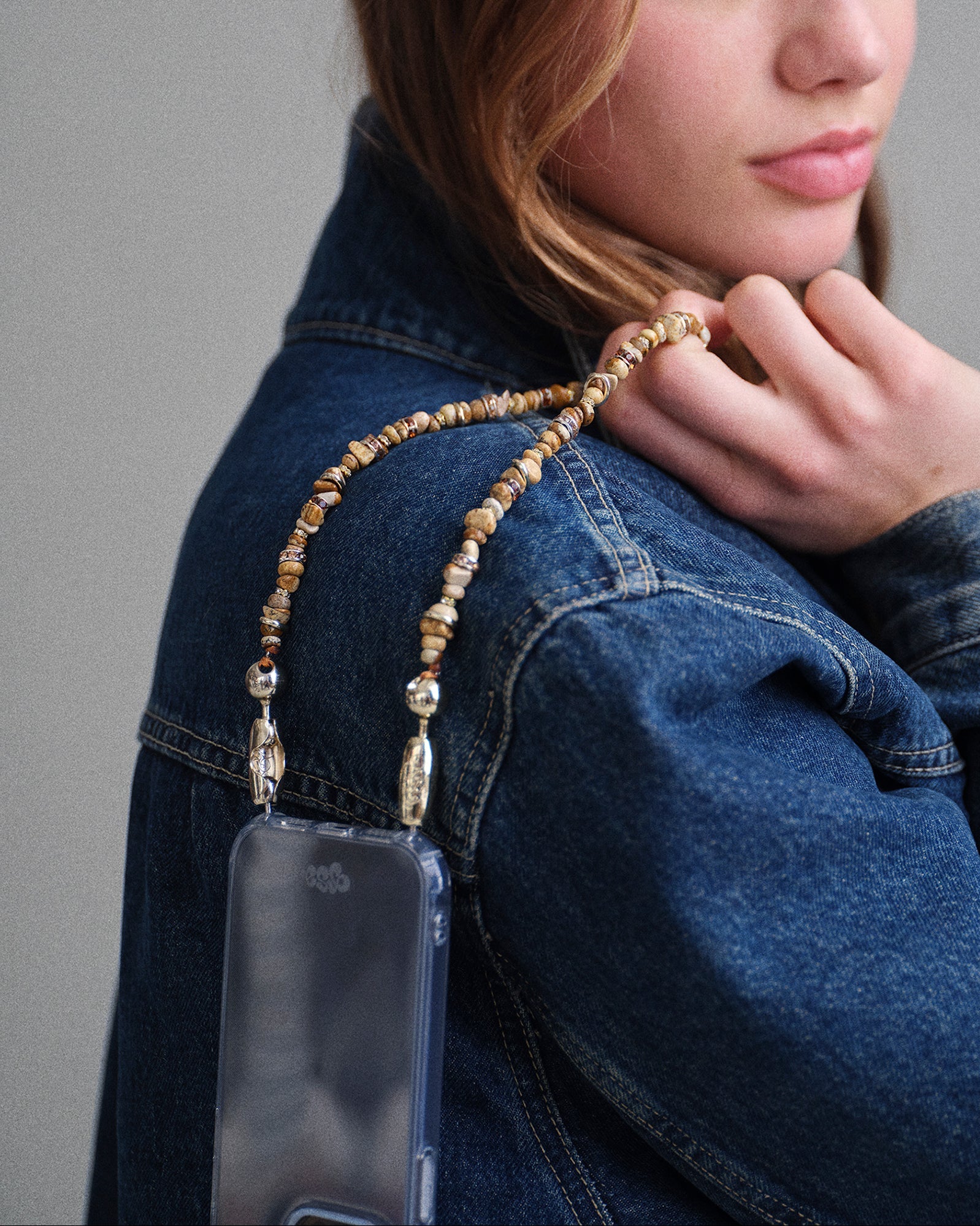 Strata Gemstone Wristlet