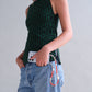Roped Pearl Wristlet