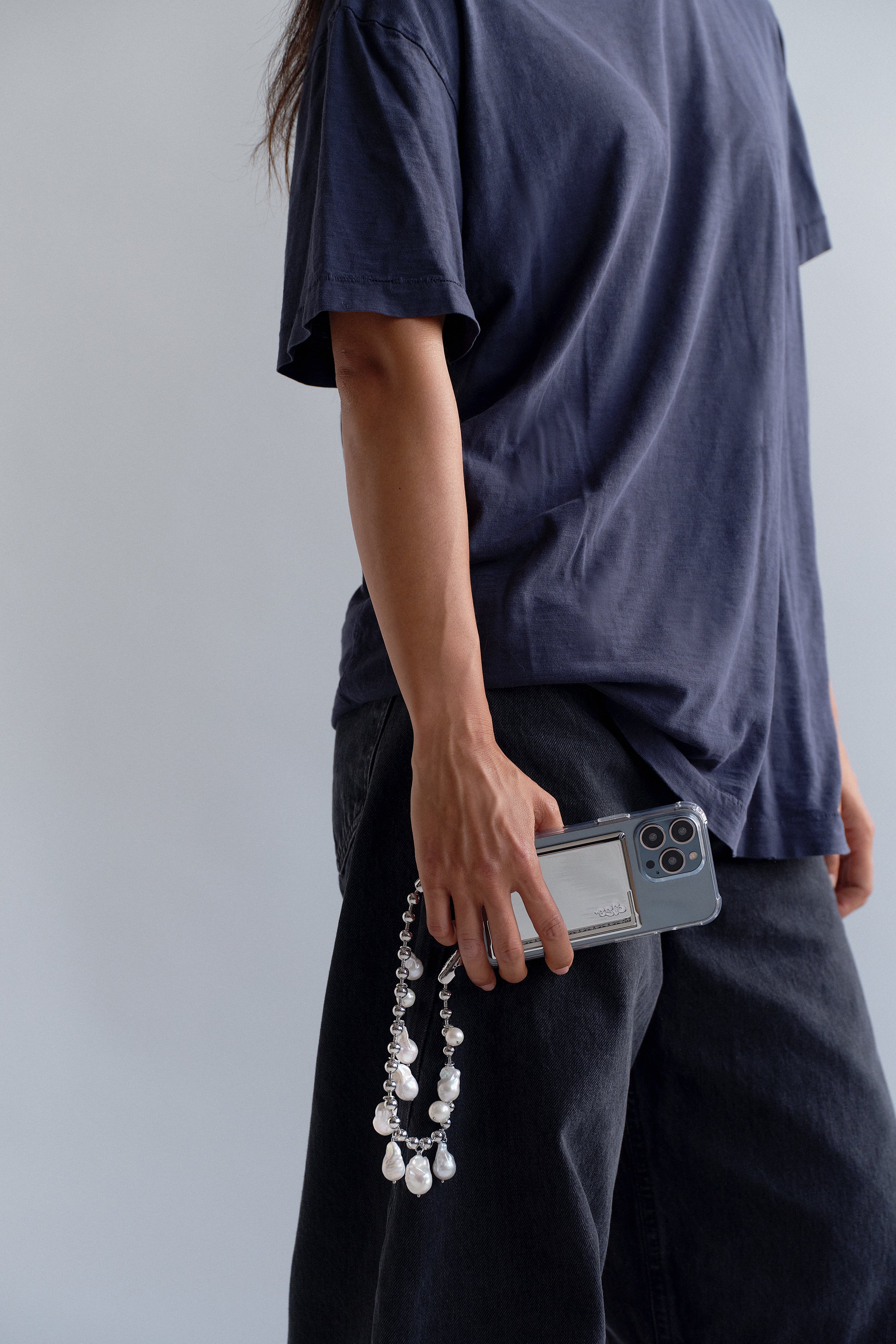 Baroque Pearl Ballchain Wristlet | OSSA New York – OSSA NEW YORK