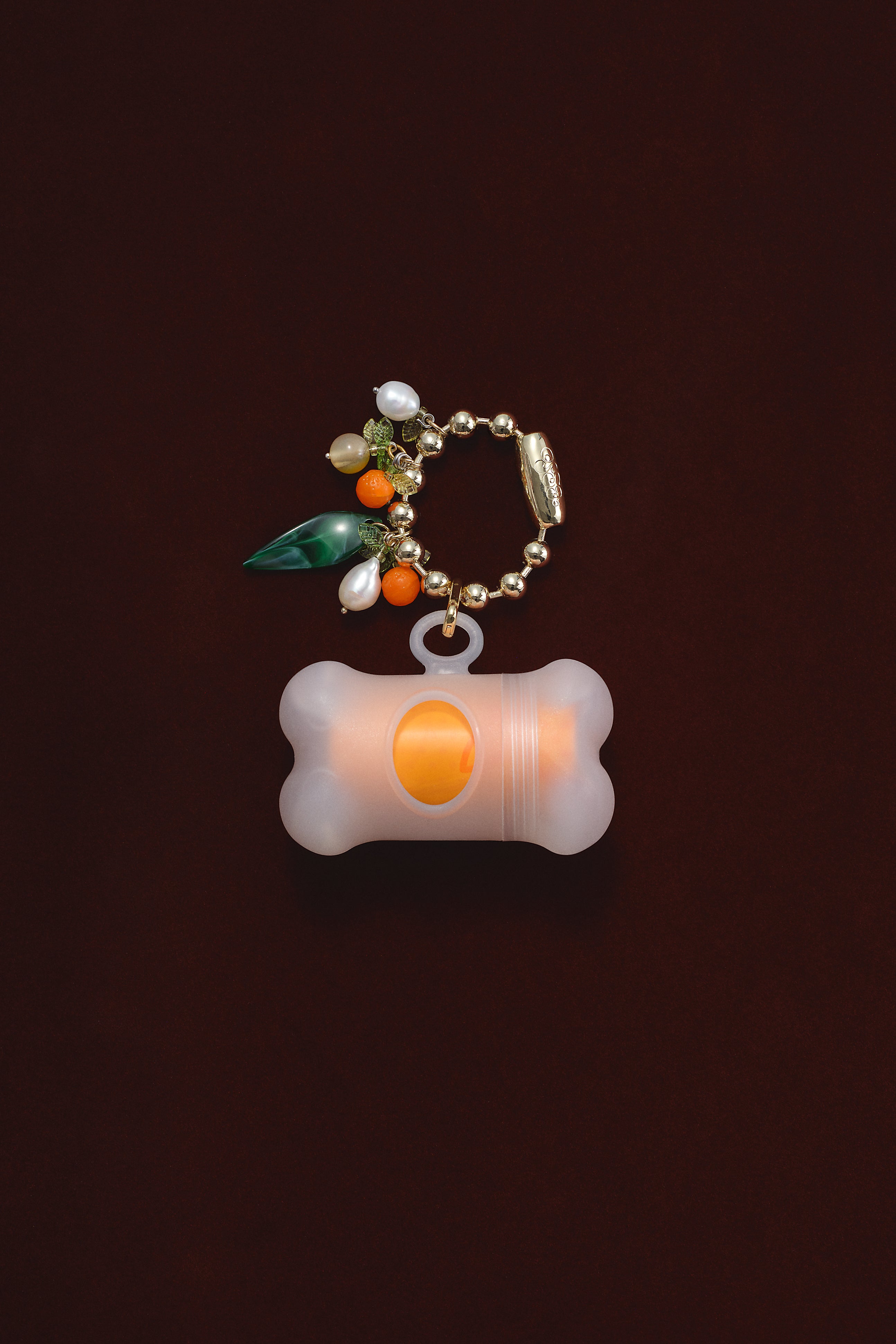 orange / pearl