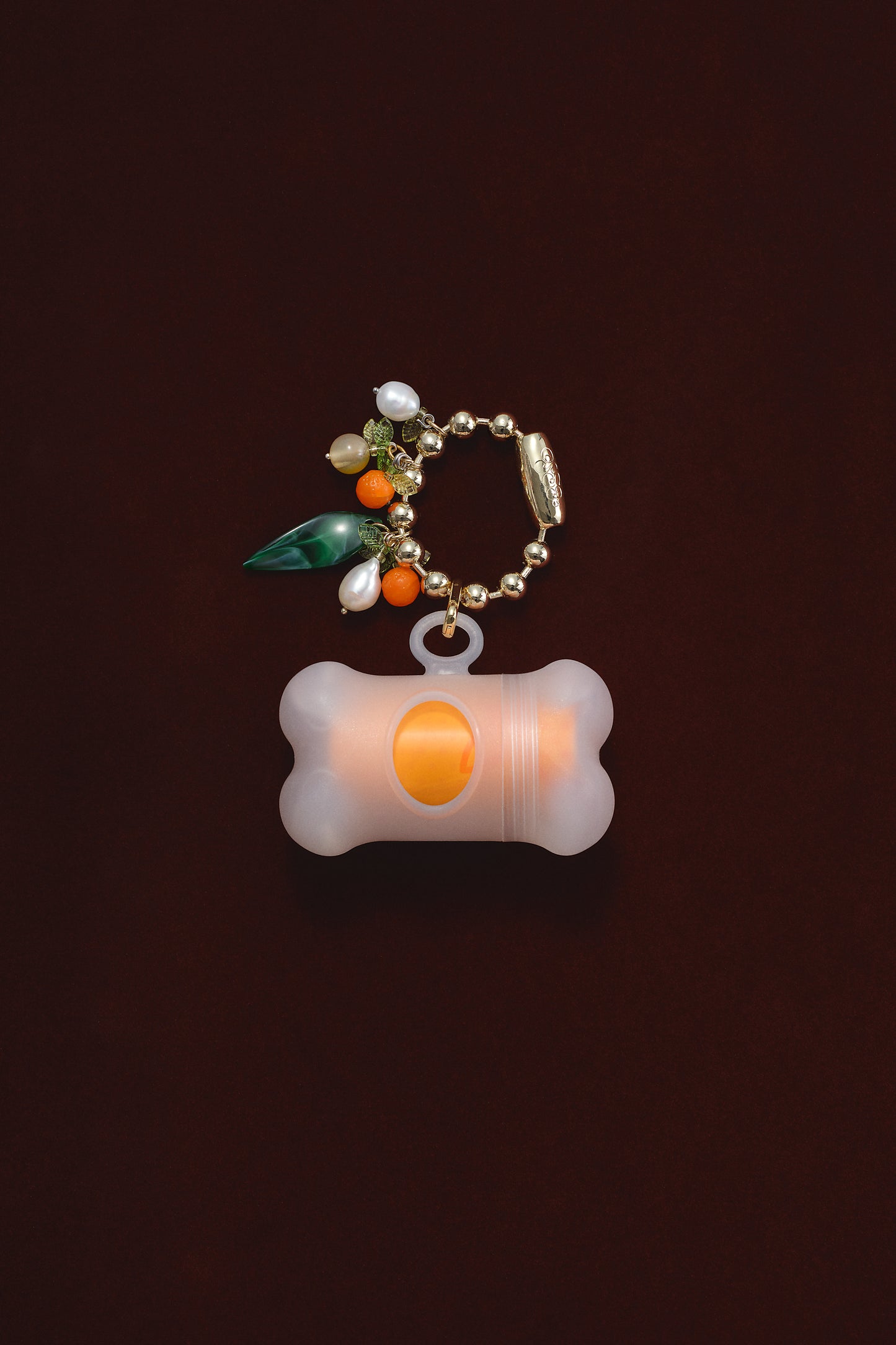 orange / pearl