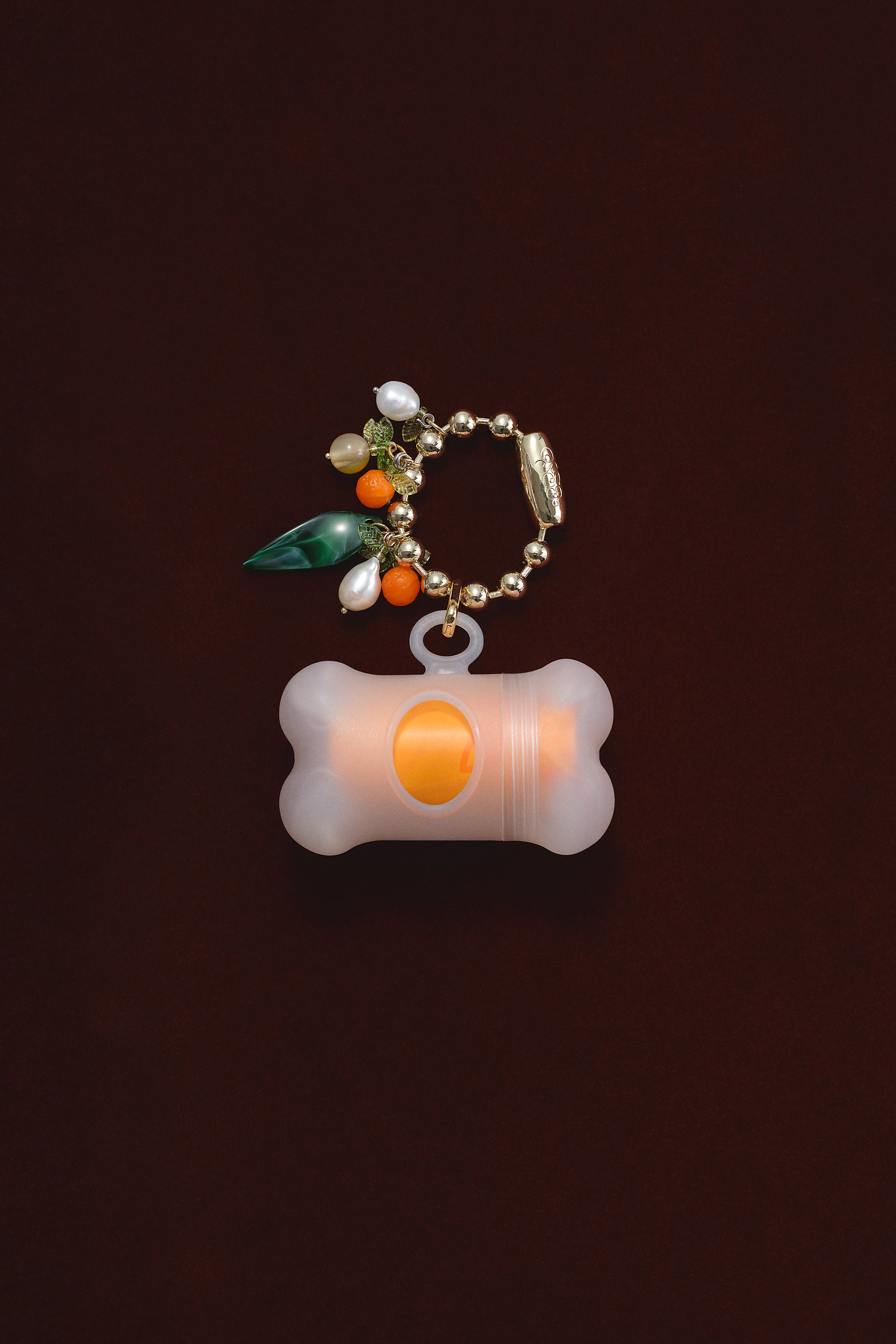 orange / pearl