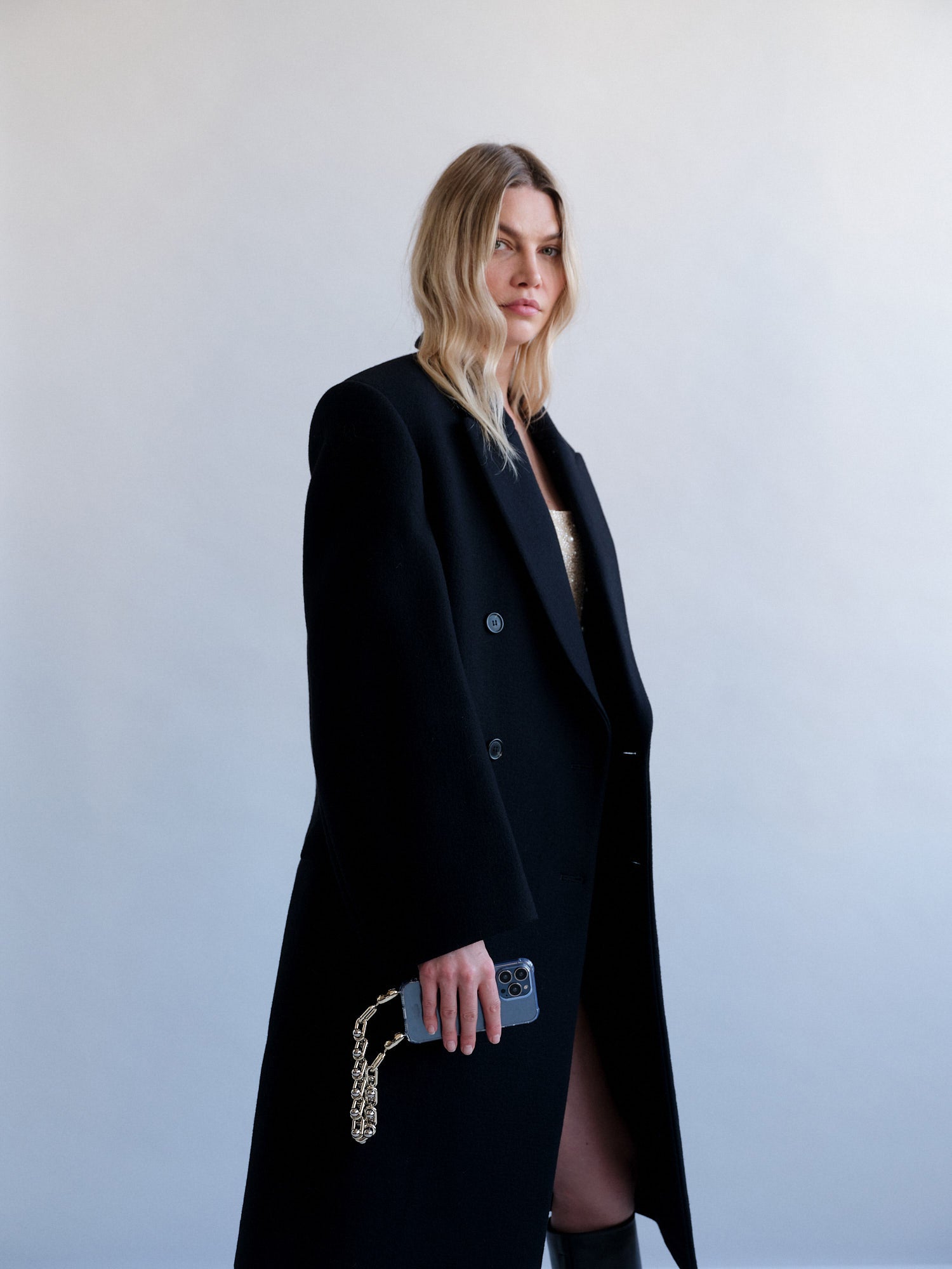 Pierced Curb Chain Wristlet | OSSA New York – OSSA NEW YORK