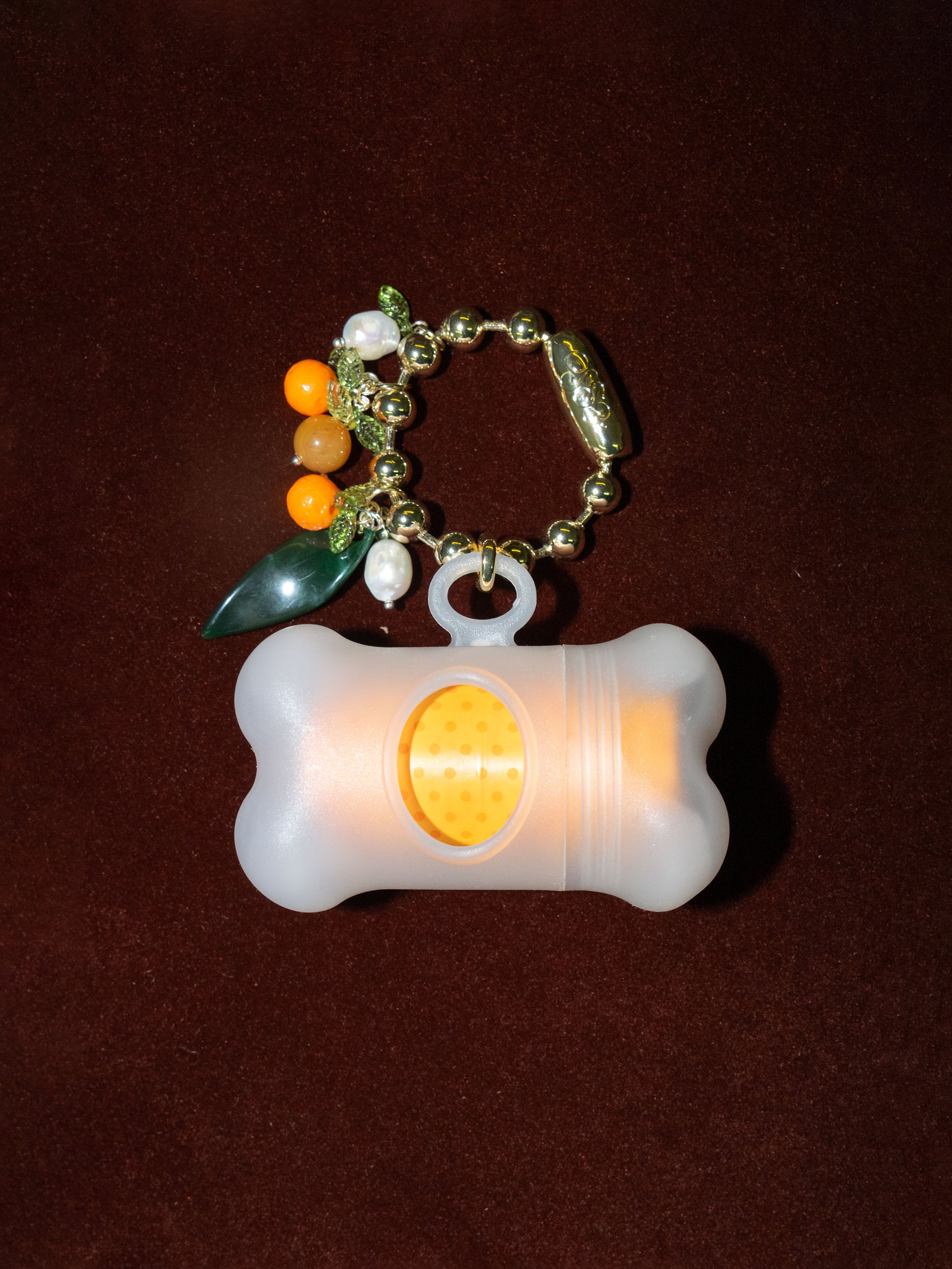 orange / pearl