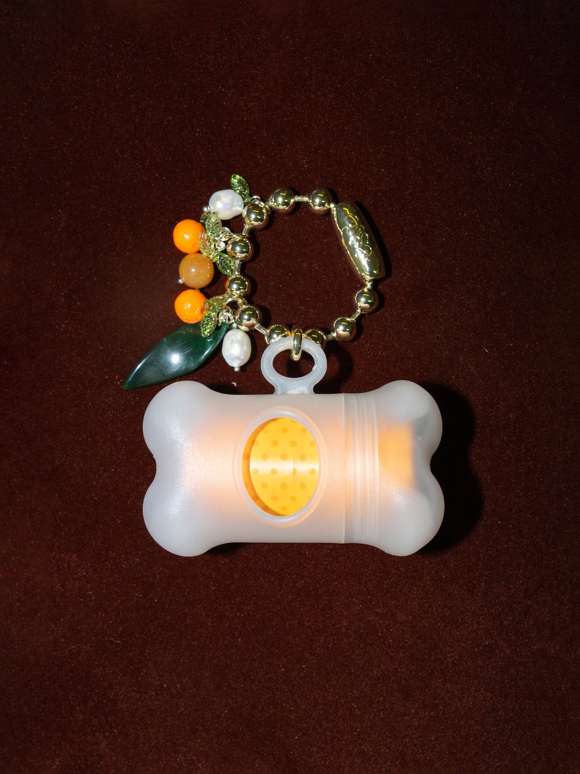 orange / pearl