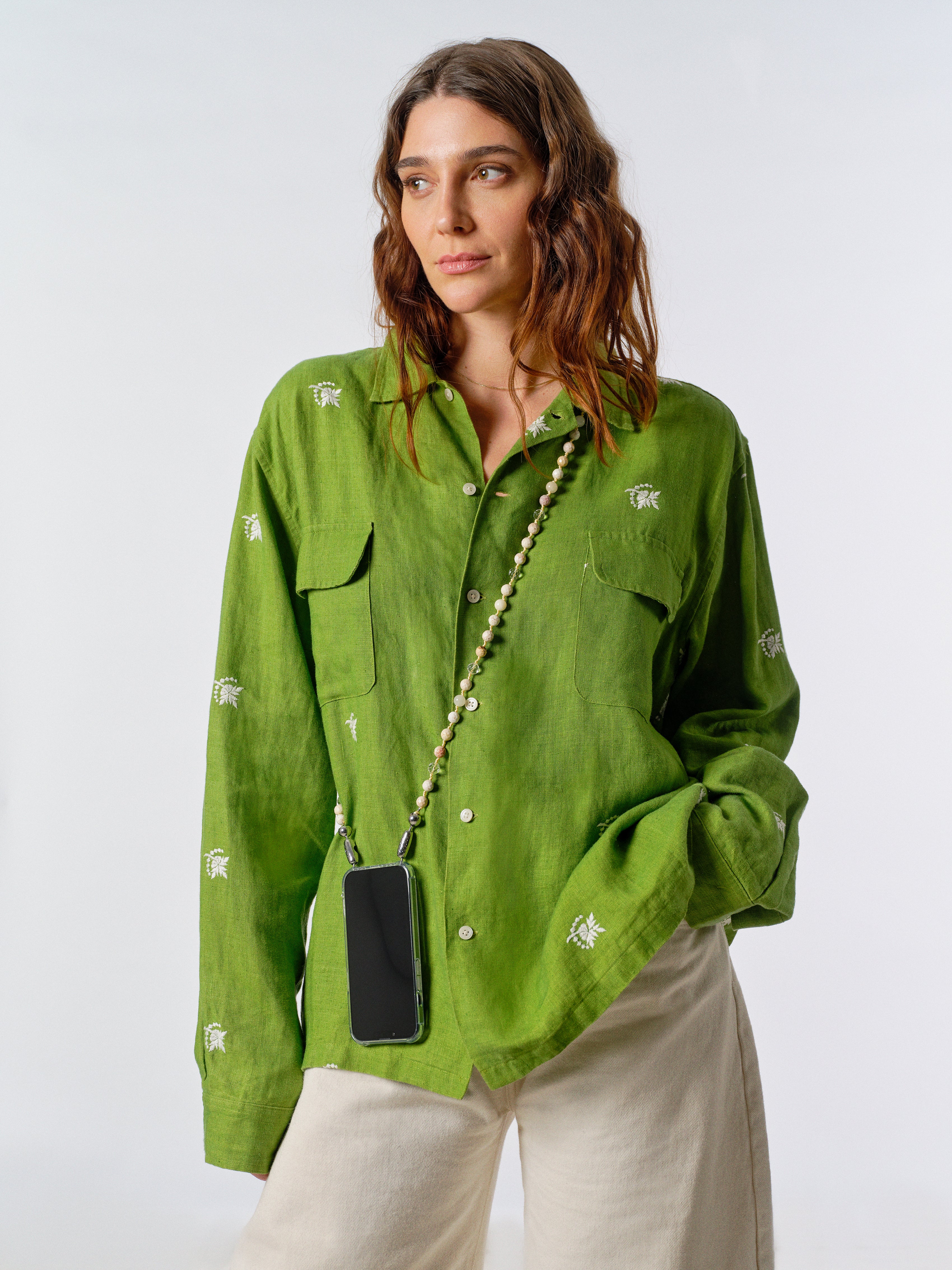 ★TOUT Y EST★ Soft Mesh Crossbody Green WG898619 HN3A3A61 Everleigh Leather Large Flap Crossbody Bag - ZB11068301 - Fossil