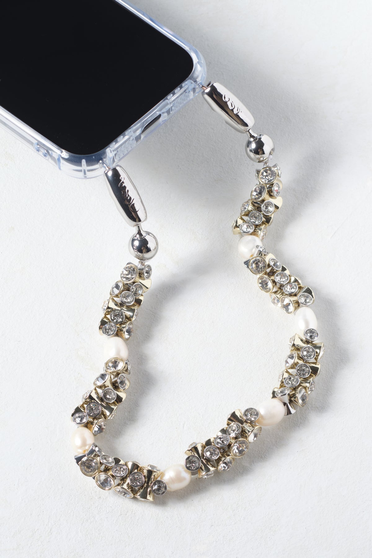 Pearl Bezel Wristlet