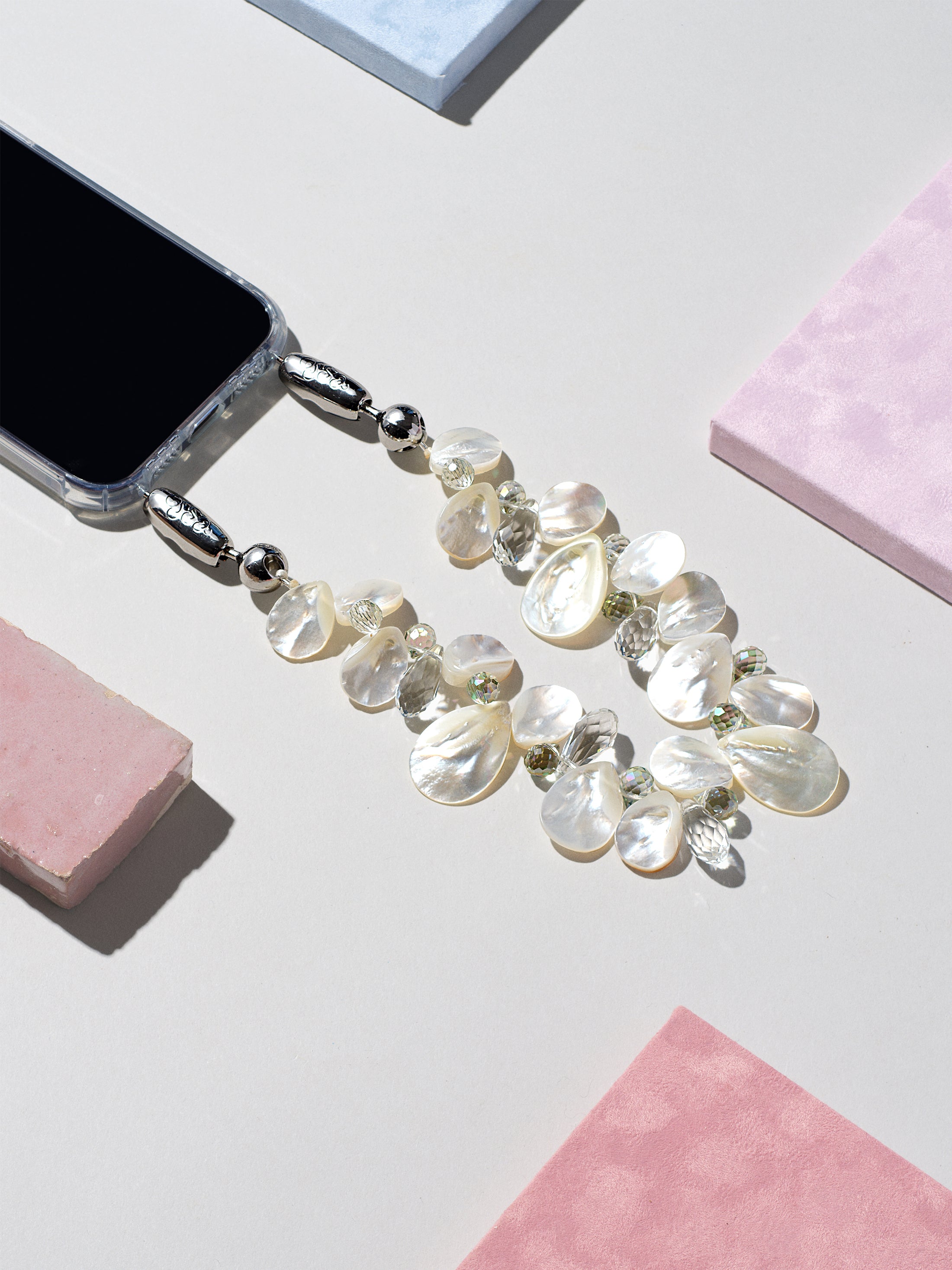 mother of pearl / crystal